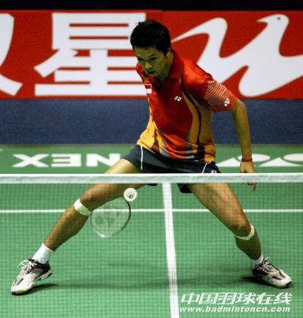 韩国羽毛球队鏖战印度羽毛球队，陶菲克送出助攻